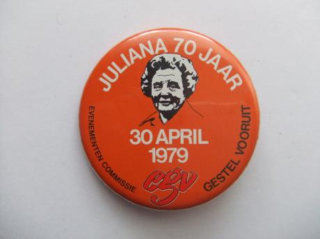 Juliana 70 jaar 30 april 1979